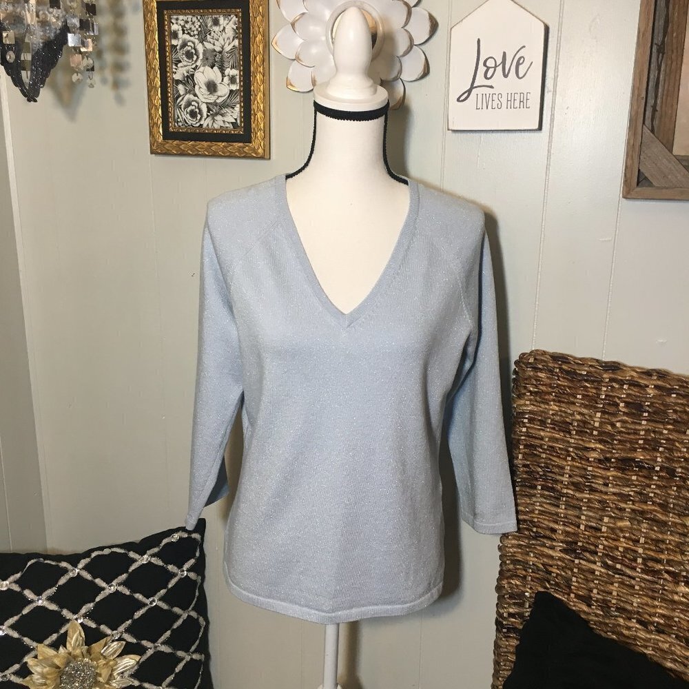 Casual Corner v neck Light Weight Sweater